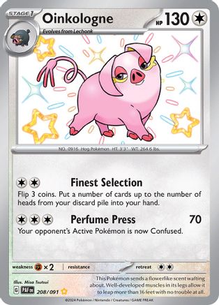 Oinkologne - 208/091 208 - SV Paldean Fates Holofoil