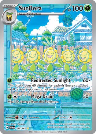 Sunflora - 169/167 169 - SV06 Twilight Masquerade Holofoil