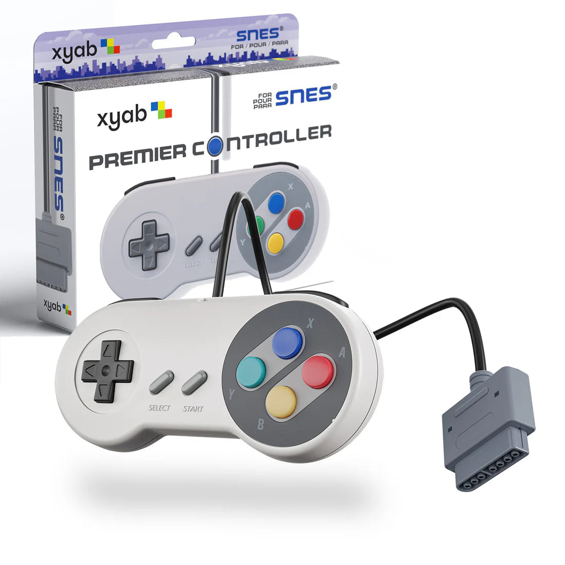 XYAB: Premier Wired [SNES Controller] – Blue Mist