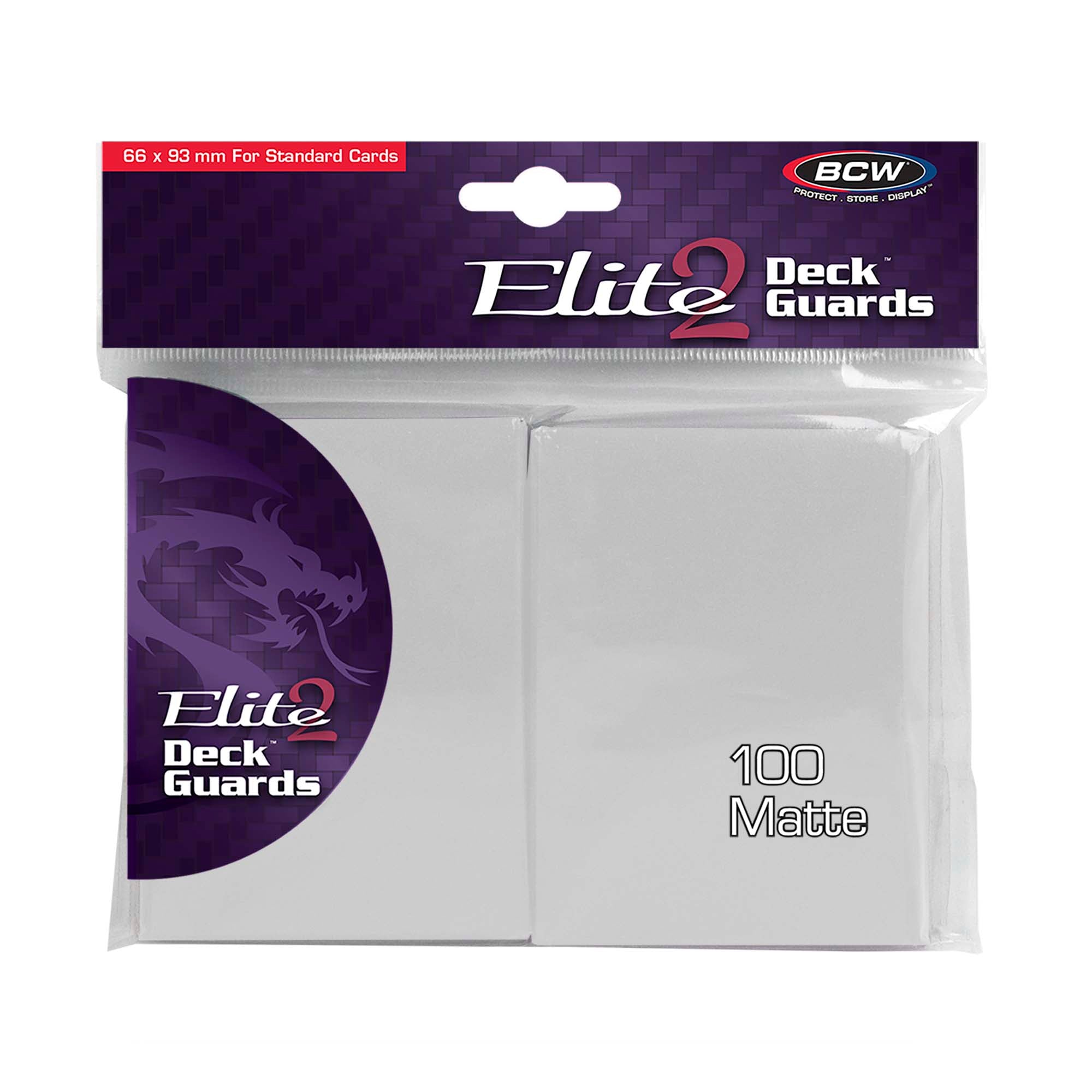 BCW Deck Guard Elite 2 Matte (Anti-Glare) Sleeves