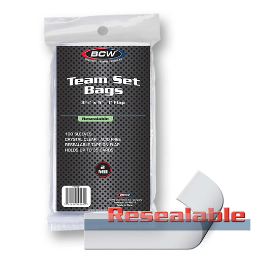 BCW: Resealable Team Set - 500CT [Team Bag] BCW Supplies