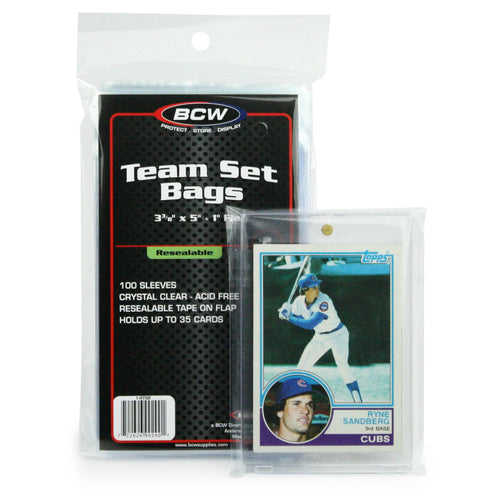 BCW: Resealable Team Set - 500CT [Team Bag] BCW Supplies