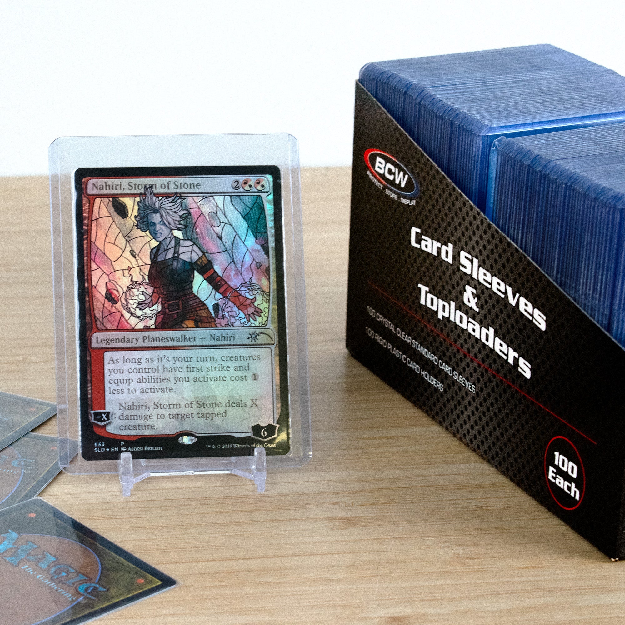 BCW Card Sleeves and Toploader Combo