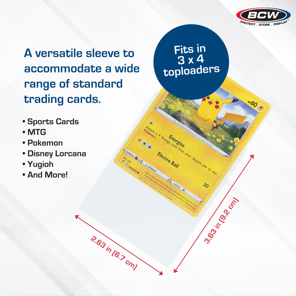 BCW Standard Size - 1000CT [Sleeves]