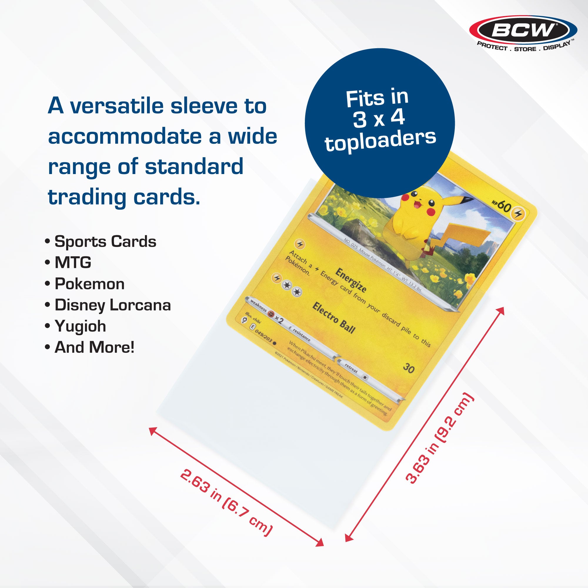 BCW Standard Size - 1000CT [Sleeves]
