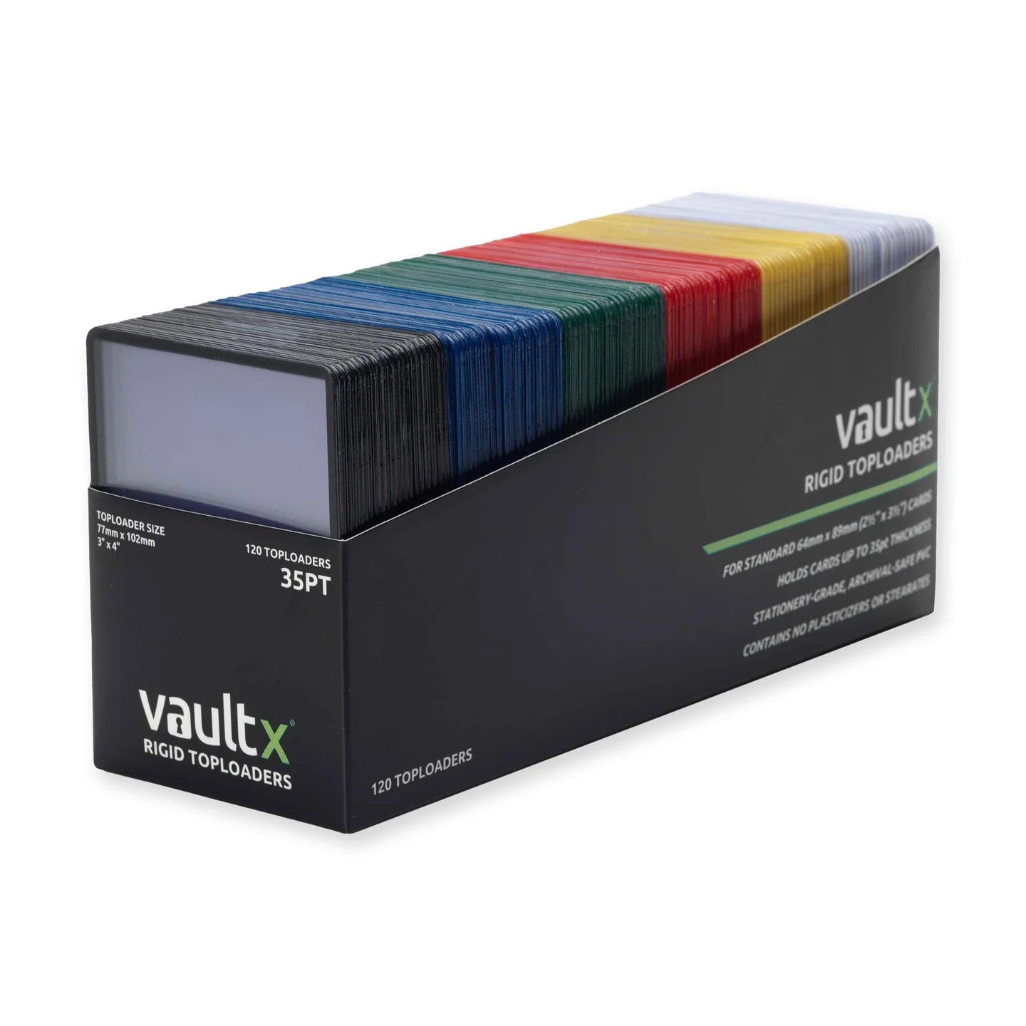 Vault X: Seamless Rigid Colors - 35pt - 120CT [Toploaders]
