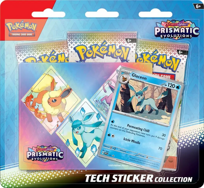 Pokemon - Prismatic Evolutions - Tech Sticker Collection [Glaceon]