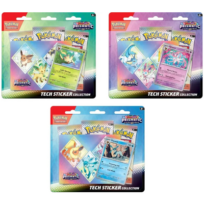 Pokemon - Prismatic Evolutions - Tech Sticker Collection