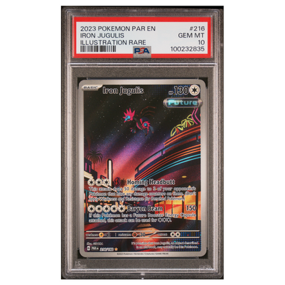 Pokemon - English - PSA 10 Iron Jugulis 216/182 IR PAR