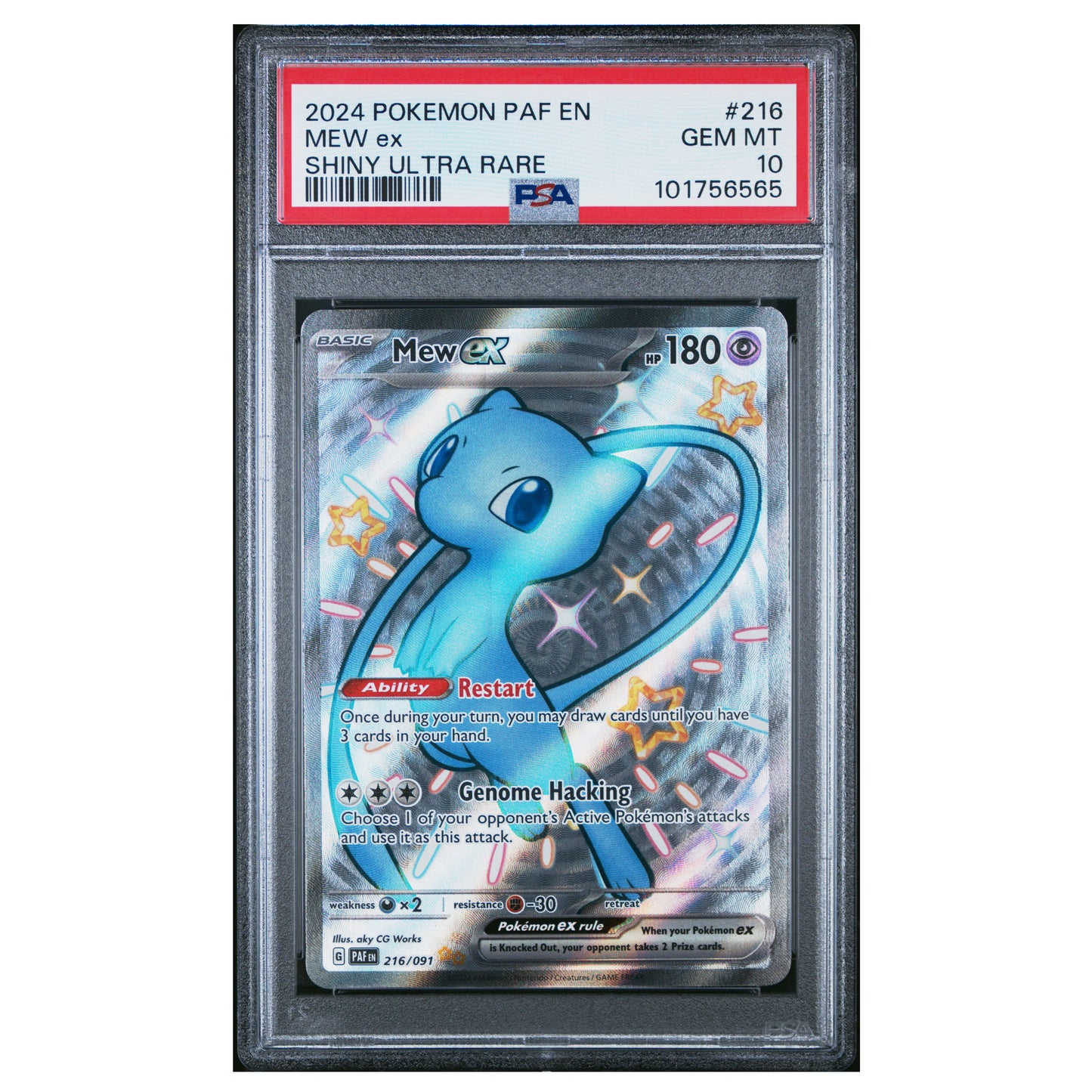 Pokemon - English - PSA 10 Mew ex 216 PAF