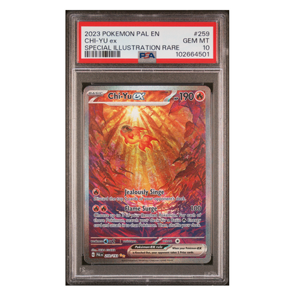 Pokemon - English - PSA 10 Chi-Yu EX 259 PAL + Free Slab Bumper