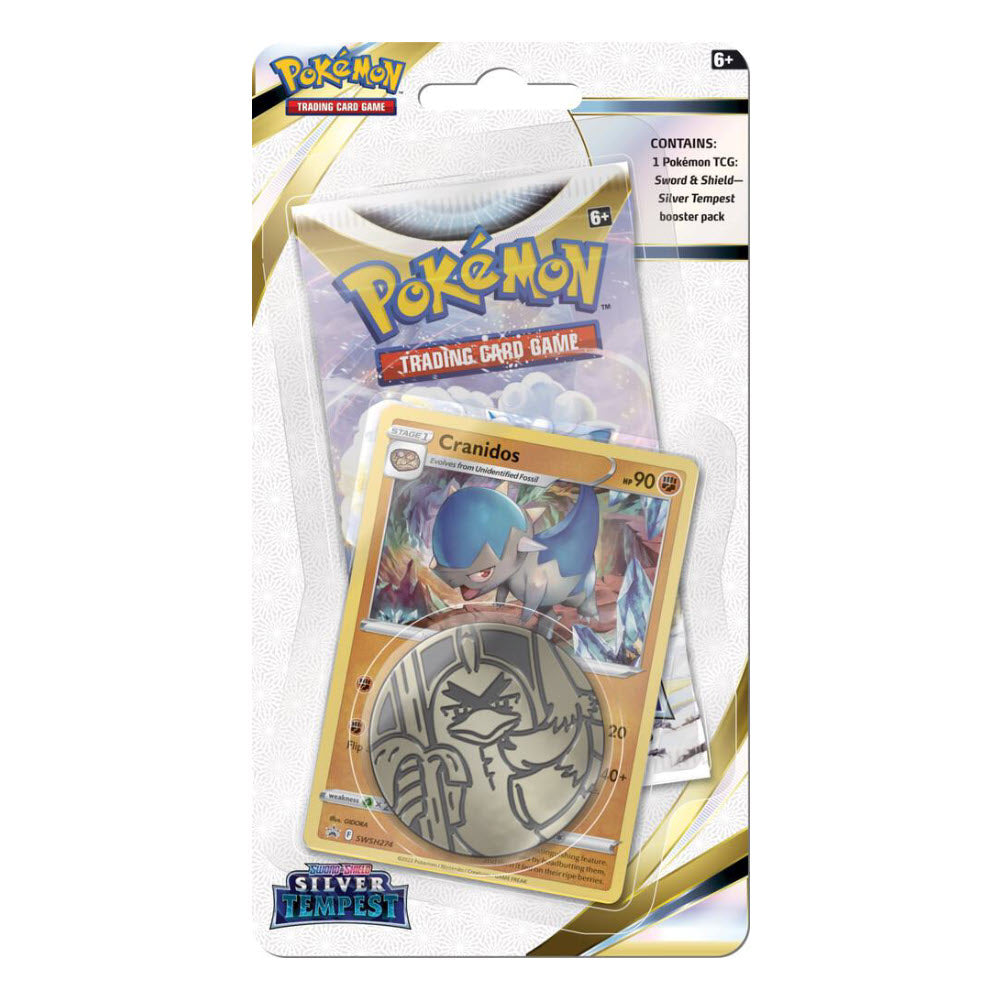 Pokemon English - Silver Tempest - Checklane Blister [Cranidos]