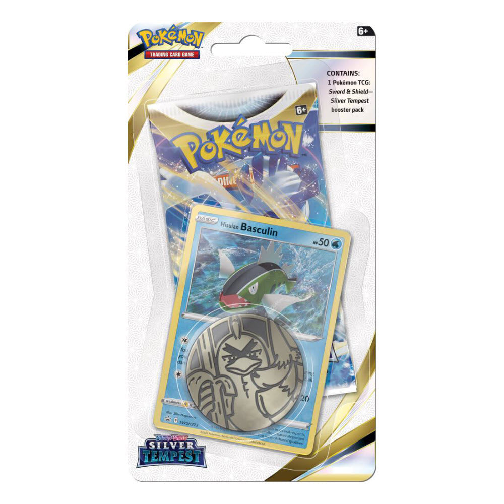 Pokemon English - Silver Tempest - Checklane Blister [Basculin]