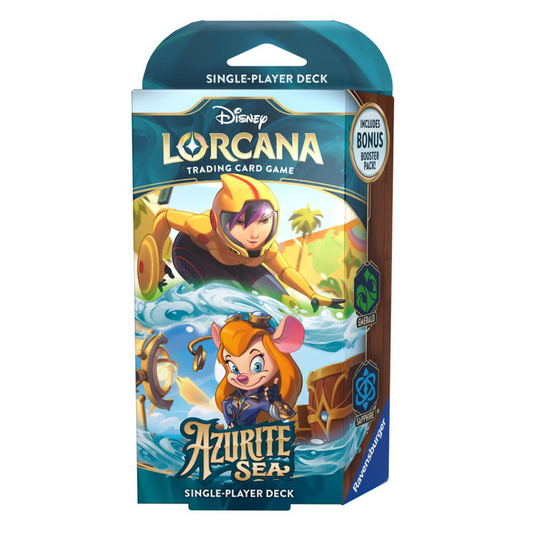 Disney Lorcana TCG - Azurite Sea - Starter Deck [Emerald and Sapphire]