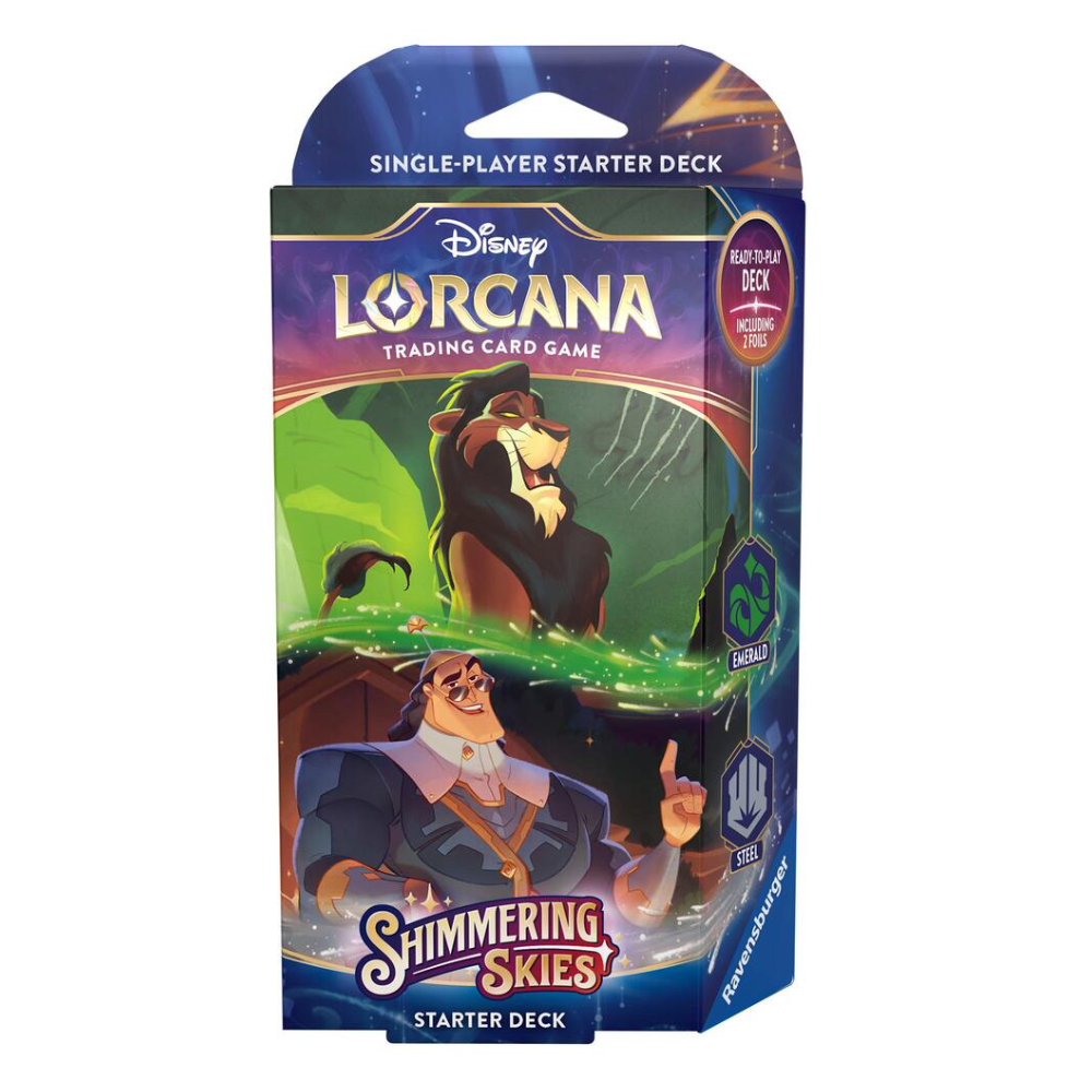 Disney Lorcana TCG - Shimmering Skies - Starter Deck [Emerald and Steel]