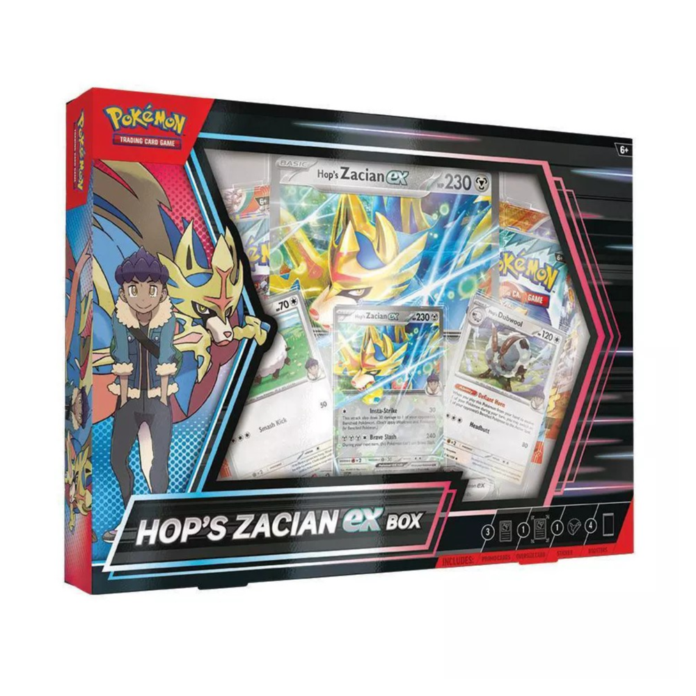 Pokemon English - Hop's Zacian ex Box