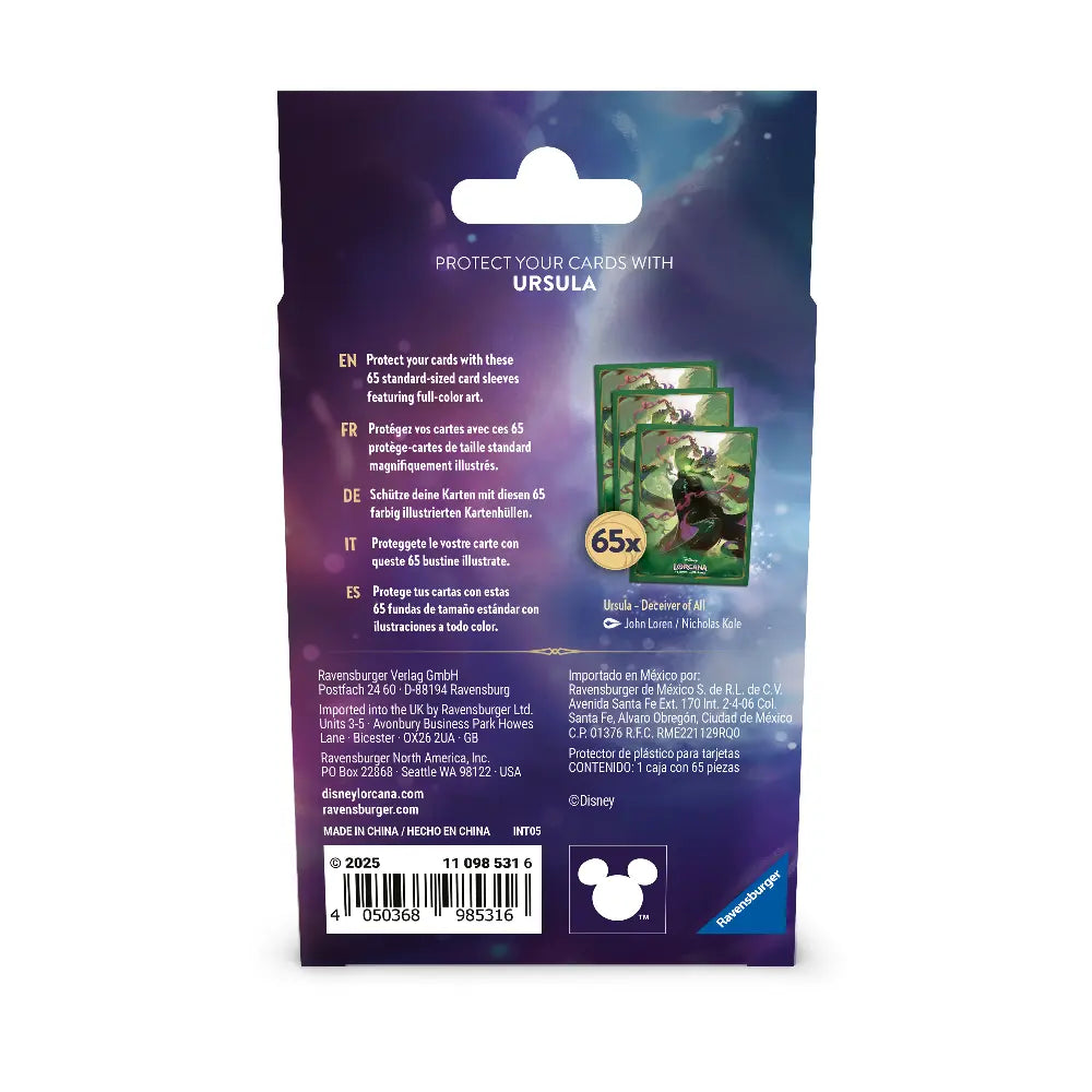 Disney Lorcana TCG - Archazia's Island - Ursula [Card Sleeves] Disney