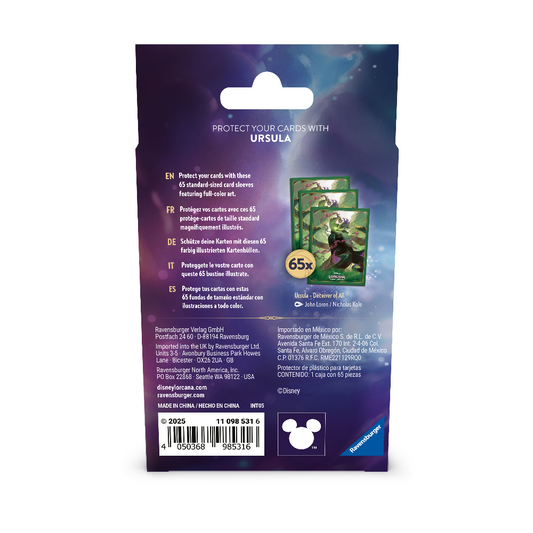 Disney Lorcana TCG - Archazia's Island - Card Sleeves [Ursula]