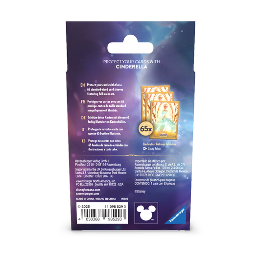 Disney Lorcana TCG - Archazia's Island - Card Sleeves [Cinderella]