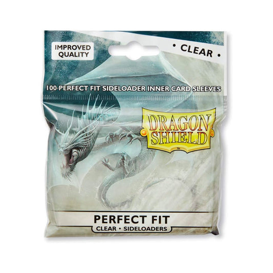 Dragon Shield Sleeves - Perfect Fit Standard Sideloader - 100CT [Clear]