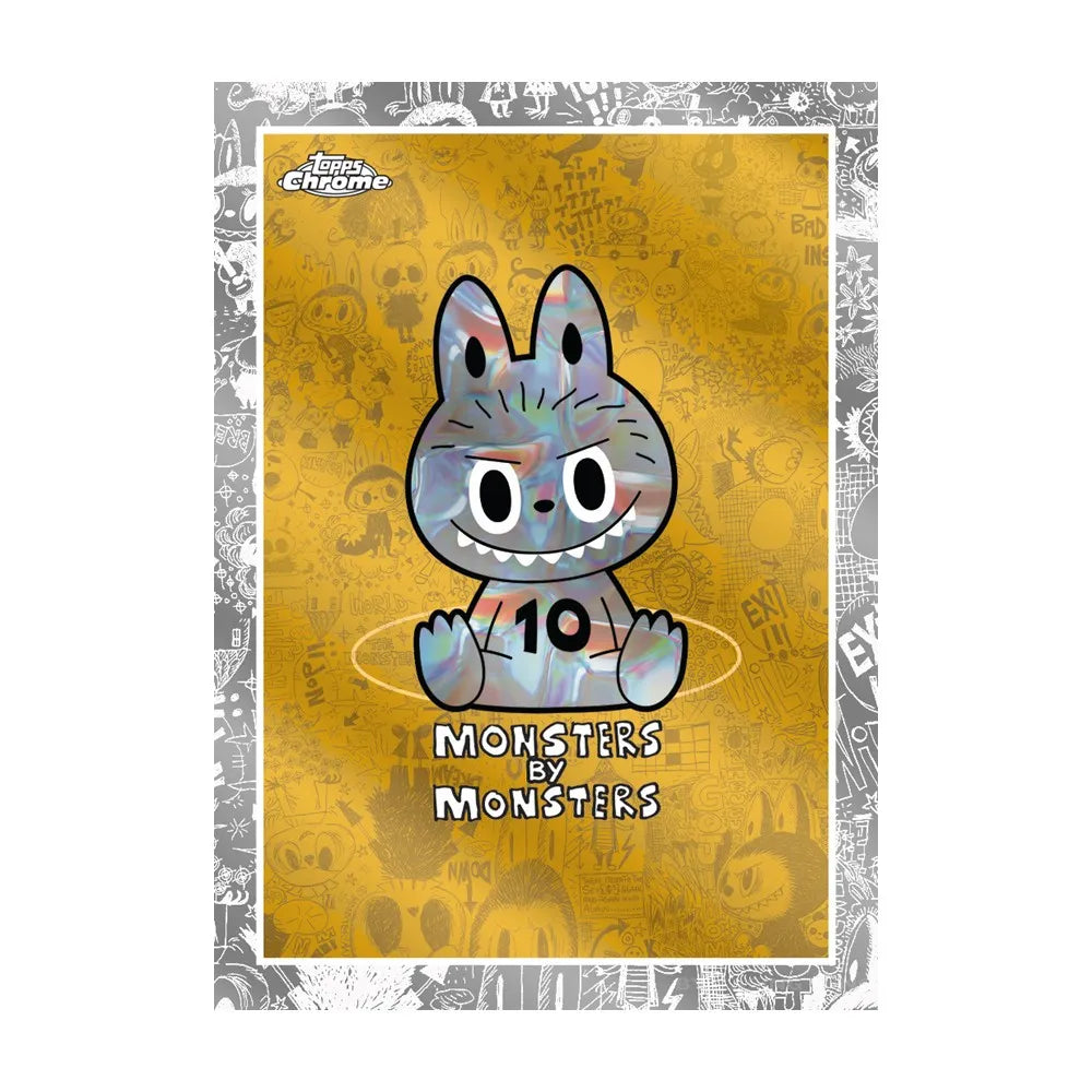 Topps: 2025 Labubu Chrome [10th Anniversary Box] – Blue Mist