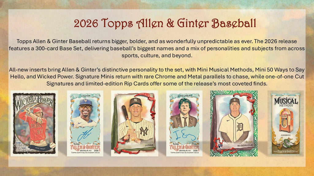 Topps: 2026 Allen and Ginter - MLB [Hobby Box]