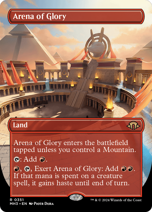 Arena of Glory (MH3-351) - Modern Horizons 3 (Borderless) Foil
