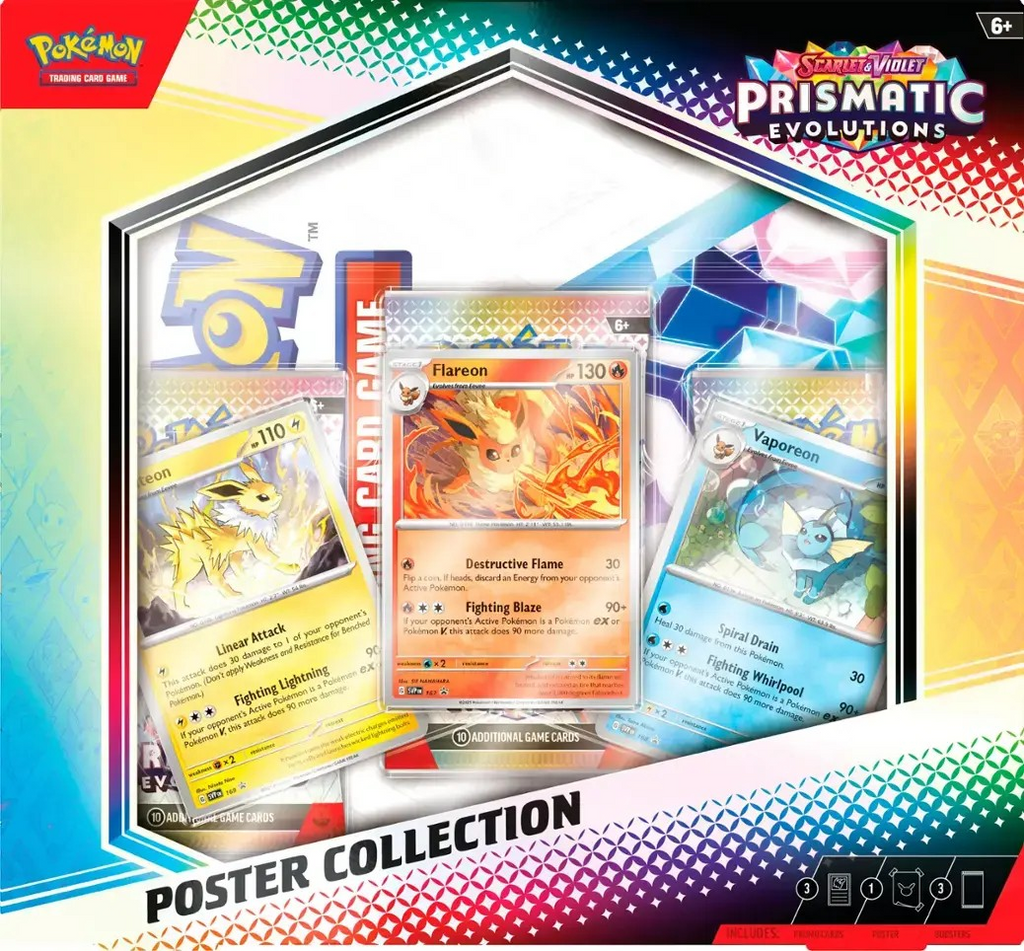 Pokemon English - Prismatic Evolutions - Poster Collection