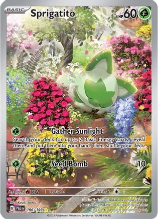 Sprigatito - 196/193 196 - SV02 Paldea Evolved Holofoil