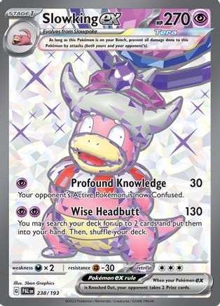 Slowking ex - 238/193 238 - SV02 Paldea Evolved Holofoil