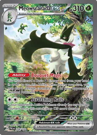 Meowscarada ex - 256/193 256 - SV02 Paldea Evolved Holofoil