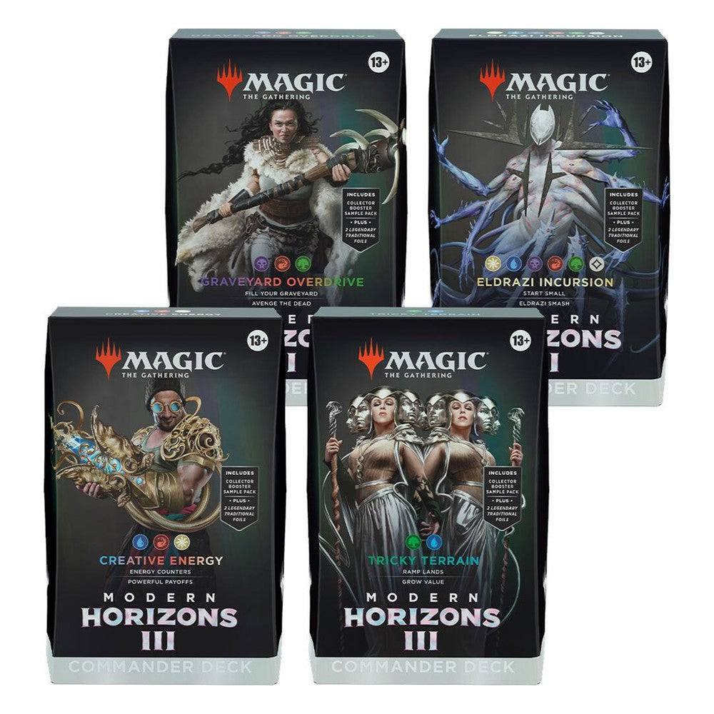 Magic the Gathering - Modern Horizons 3 - 4x Commander Decks [Display Case]