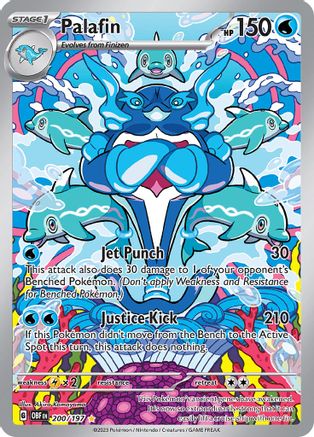 Palafin - 200/197 200 - SV03 Obsidian Flames Holofoil