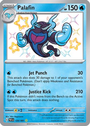 Palafin - 124/091 124 - SV Paldean Fates Holofoil