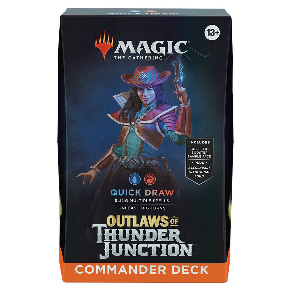Magic the Gathering - Outlaws of Thunder Junction - Commander Deck Display (Includes All 4 Decks)
