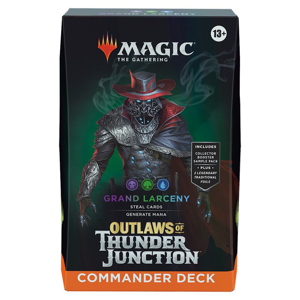 Magic the Gathering - Outlaws of Thunder Junction - Commander Deck Display (Includes All 4 Decks)