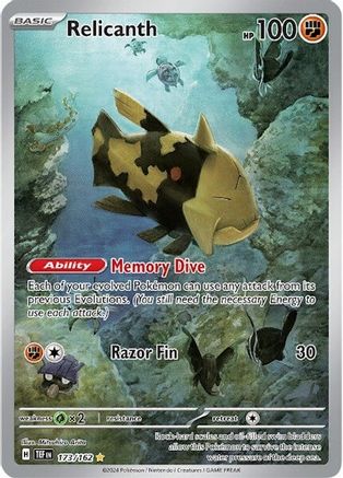 Relicanth - 173/162 173 - SV05 Temporal Forces Holofoil