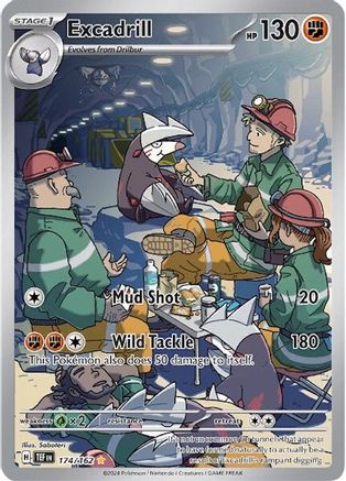 Excadrill - 174/162 174 - SV05 Temporal Forces Holofoil