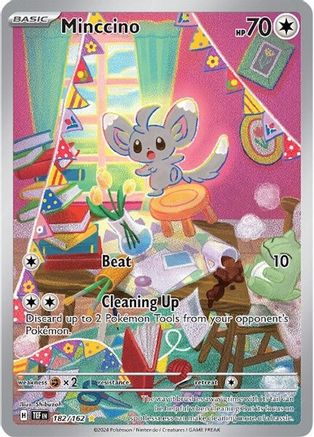 Minccino - 182/162 182 - SV05 Temporal Forces Holofoil