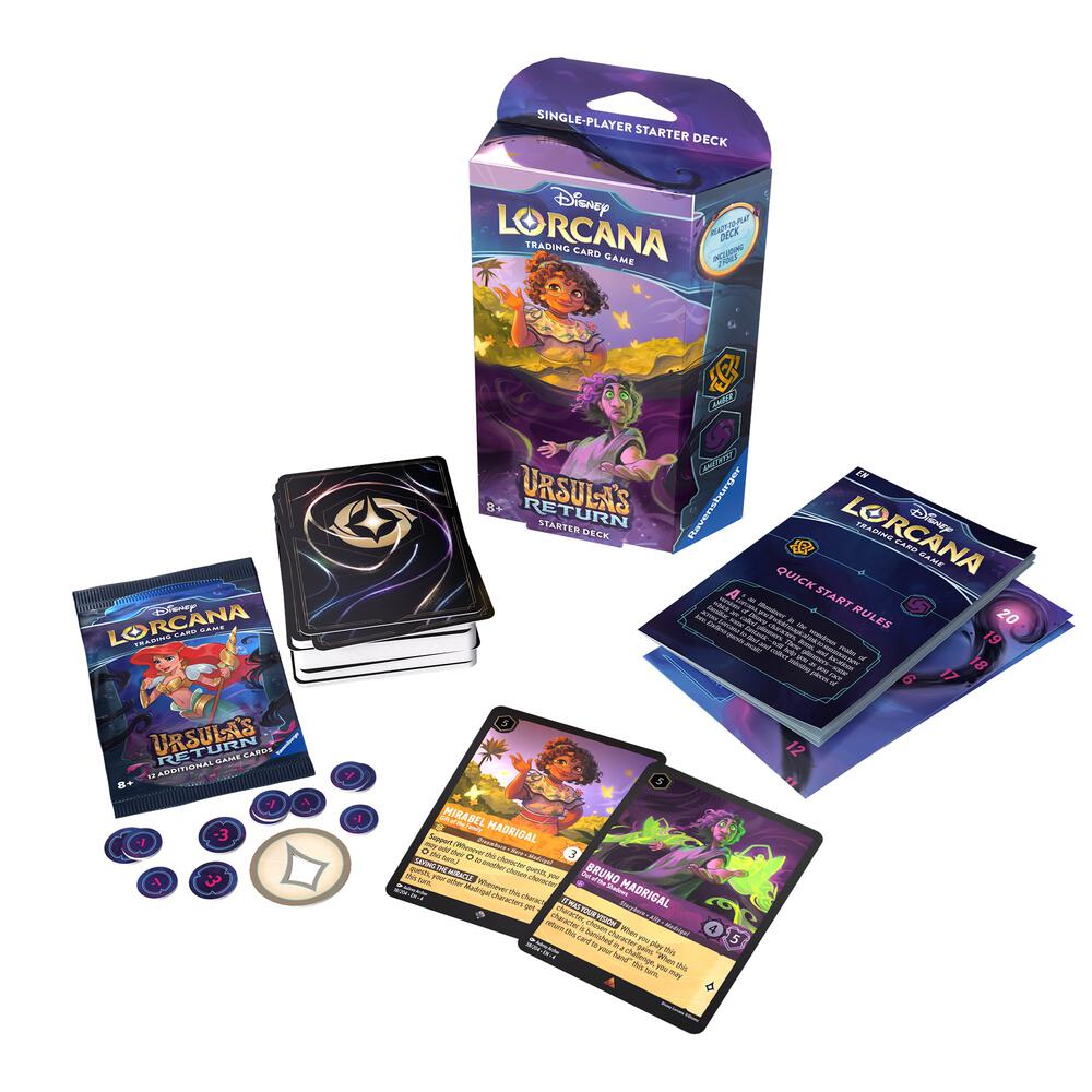 Disney Lorcana TCG - Ursula's Return - Amber and Amethyst [Starter Deck]