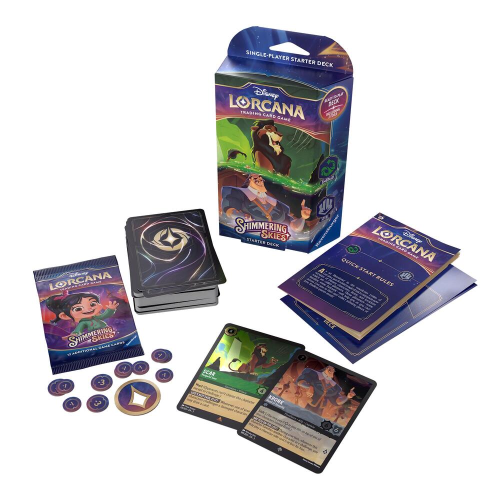 Disney Lorcana TCG - Shimmering Skies - Starter Deck [Emerald and Steel]