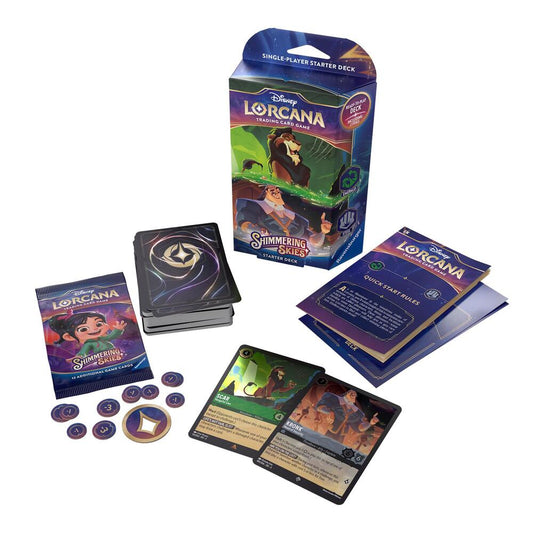 Disney Lorcana TCG - Shimmering Skies - Starter Deck [Emerald and Steel]