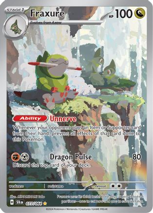 Fraxure - 077/064 77 - SV Shrouded Fable Holofoil