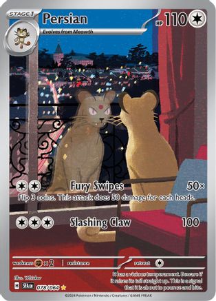 Persian - 078/064 78 - SV Shrouded Fable Holofoil