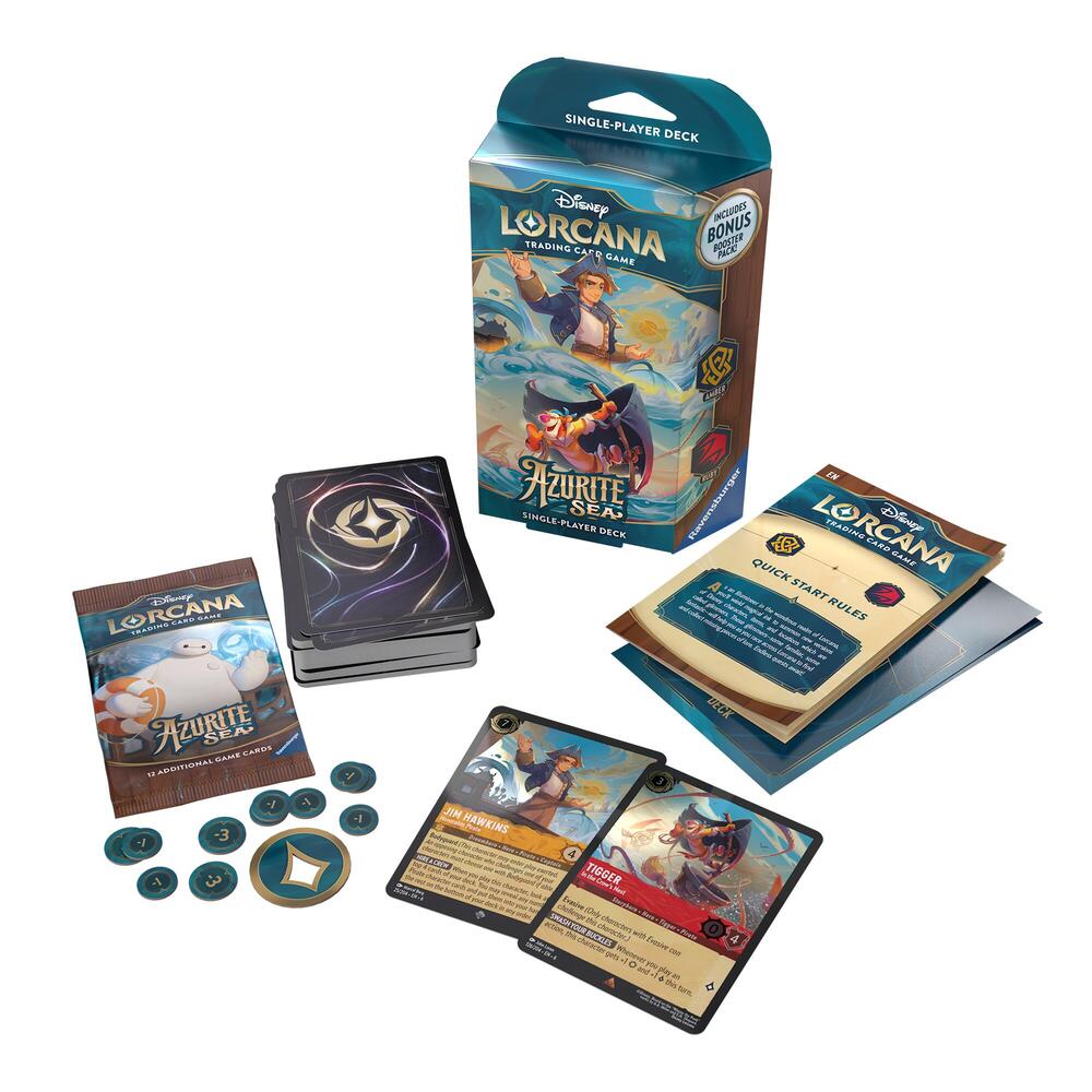 Disney Lorcana TCG - Azurite Sea - Starter Deck [Amber and Ruby]