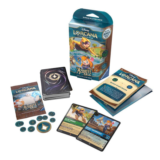 Disney Lorcana TCG - Azurite Sea - Starter Deck [Emerald and Sapphire]