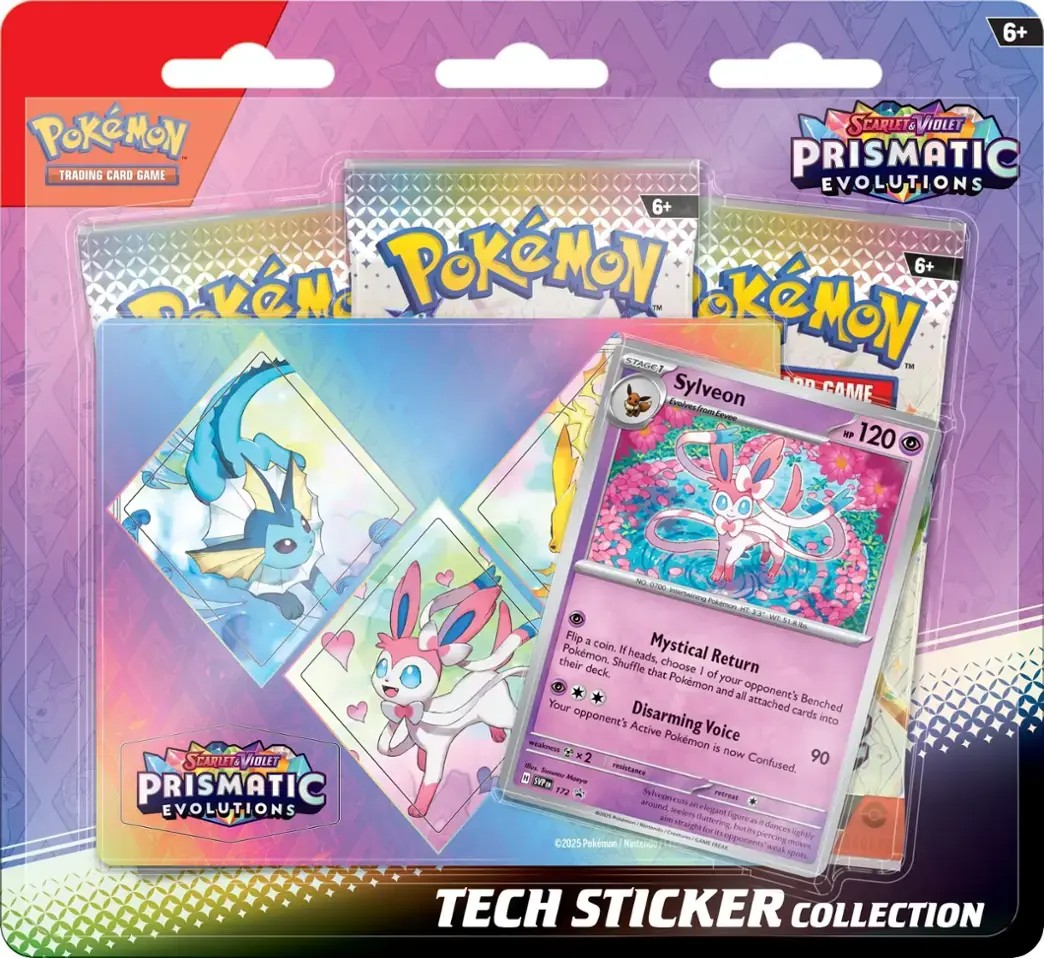 Pokemon - Prismatic Evolutions - Tech Sticker Collection