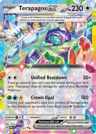 Terapagos ex - 092/131 92 - SV Prismatic Evolutions Holofoil