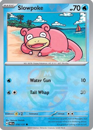 Slowpoke (Master Ball Pattern) 18 - SV Prismatic Evolutions Holofoil