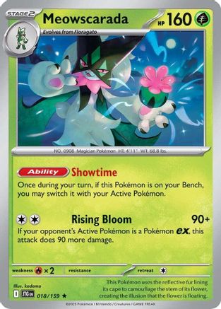 Meowscarada 18 - SV09 Journey Together Reverse Holofoil